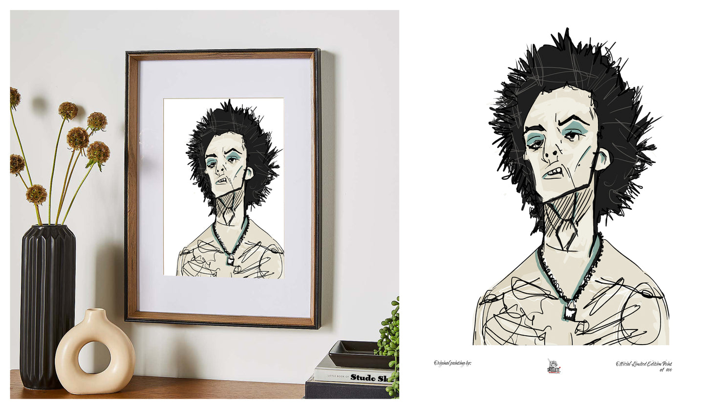 Punk portrait Limited Edition (50) Print, Signed and Numbered
