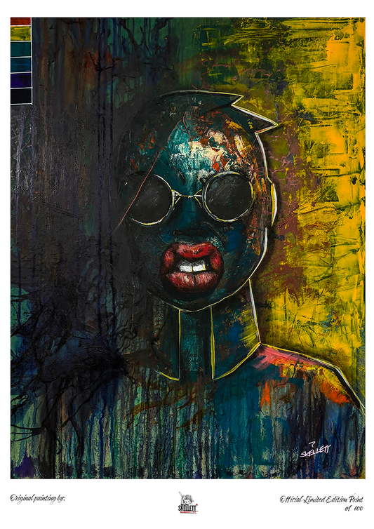 Punx - love collagen - Archive Print by Paul Skellett