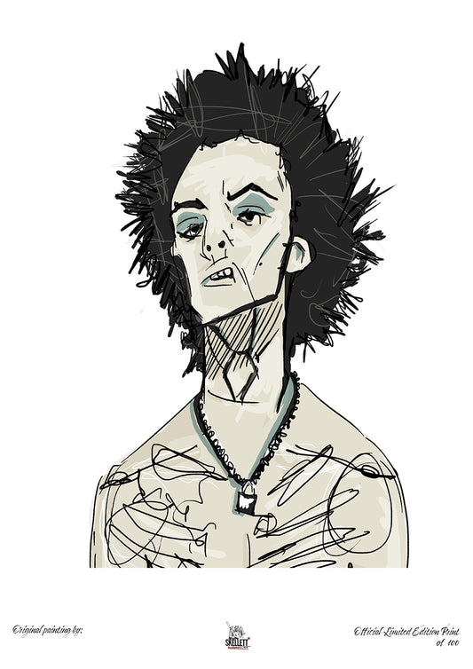 Punk portrait Limited Edition (50) Print, Signed and Numbered