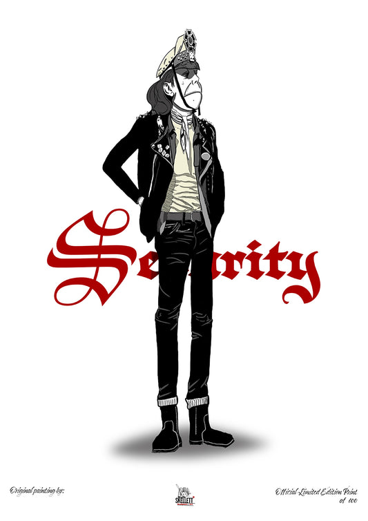 Rocker - Security - Limited Edition (50) Print, Signed and Numbered
