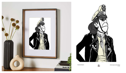 Rocker portrait Limited Edition (50) Print, Signed and Numbered
